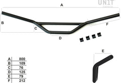 Unit Garage Handlebar nineT Low | COD. 1613Low+ADP
