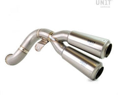Unit Garage Double High Pipe nineT with visible welding | 1647TitS