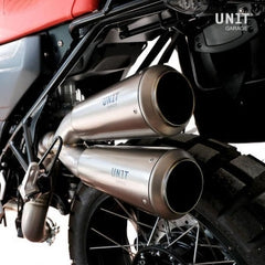 Unit Garage Double High Pipe nineT with visible welding | 1647TitS