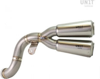Unit Garage Double High Pipe nineT with visible welding | 1647TitS
