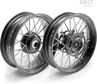 Unit Garage Pair of spoked wheels NineT Racer & Pure 24M9 | 1663-tubeless
