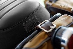 Unit Garage Seat Black leather, Canvas | COD. 1802Black_Black