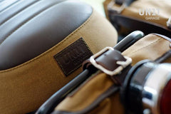 Unit Garage Seat Brown Leather, Canvas | COD. 1802Brown_Sand