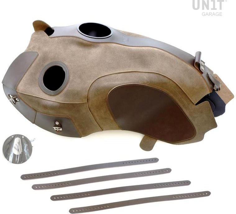 Unit Garage Tank cover in waxed suede | 2021