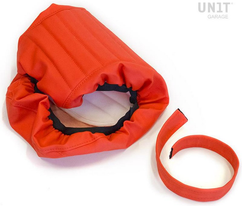 Unit Garage Seat cover in Orange (long seat) | COD. 2029O