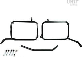 Unit Garage Inox Subframe for Aluminium side panniers Moto Guzzi V85TT | 2252-BL