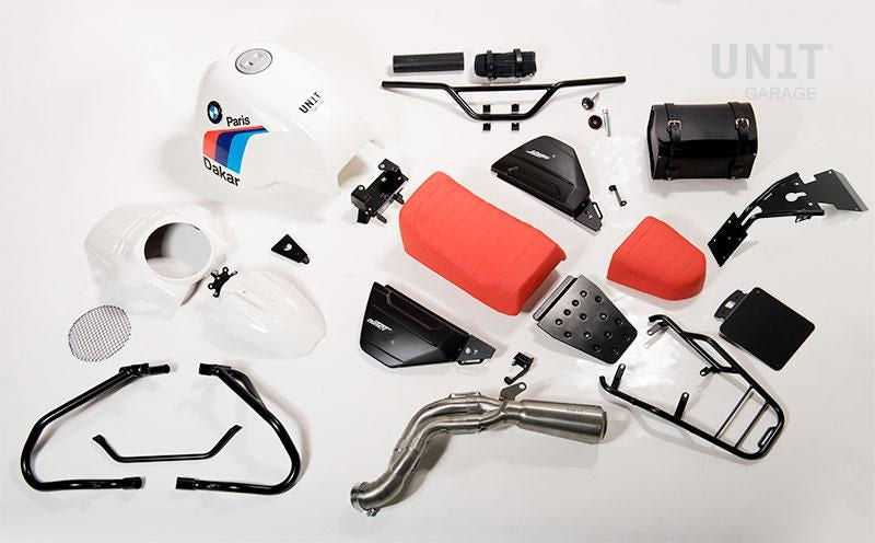 Unit Garage Kit NineT PARIS DAKAR with accessoires | COD. 2410_ROADSTER+PURE
