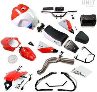 Unit Garage Kit NineT PARIS DAKAR GR86 with accessoires | 2416-ROADSTER-PURE