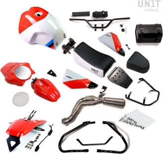 Unit Garage Kit NineT PARIS DAKAR GR86 with accessoires | 2416-URBANGS-A