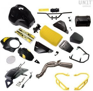 Unit Garage Kit NineT PARIS DAKAR 40th with accessoires | 2418-SCRAMBLER
