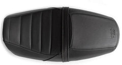 Unit Garage Seat cover in Black Leather (long seat) | COD. 2502Black