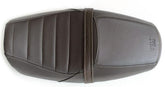Unit Garage Seat cover in Brown Leather (long seat) | COD. 2502Brown