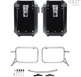 Unit Garage Pair of aluminium Panniers Atlas 47L+41L with Subframes R & GS | 2xAL2-BL-1528