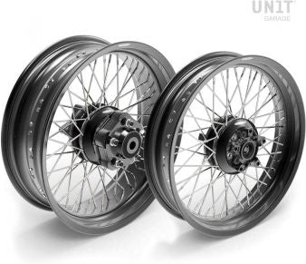 Unit Garage Pair of spoked wheels Triumph T100 48M6 | 3123-tube-type