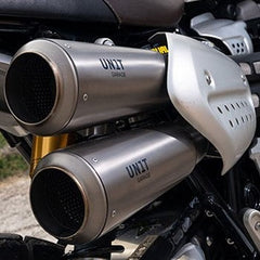 Unit Garage Triumph 1200XC & XE exhaust | 3133-2xU021DX