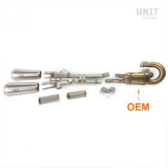 Unit Garage Triumph 1200XC & XE exhaust | 3133-2xU021DX