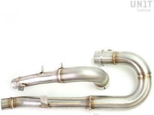Unit Garage Headpipe Triumph without catalitic converter in inox | 3134
