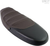 Unit Garage Seat cover in leather Black/Brown | 3137BL-BR