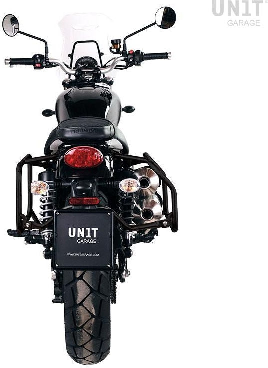Unit Garage Triumph Street Scrambler frames for Atlas aluminum side panniers | 3143