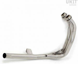 Unit Garage Headpipe Ténéré 700 without catalitic converter in inox | 3207-euro-4