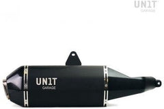Unit Garage HD Pan America Titanium Black exhaust With OEM cover | 3300-with-oem-cover