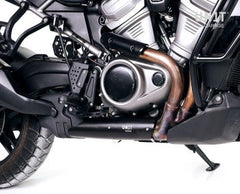 Unit Garage Heat shield for HD Pan America catalyst without central stand | 3301-without-central-stand