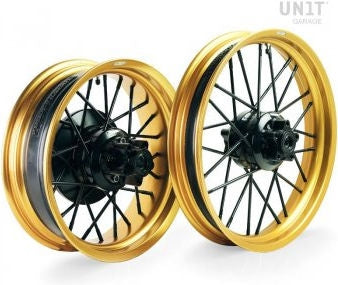 Unit Garage Gold pair of spoked wheels R18, R18 B, Transcontinental 24M9 | 3408