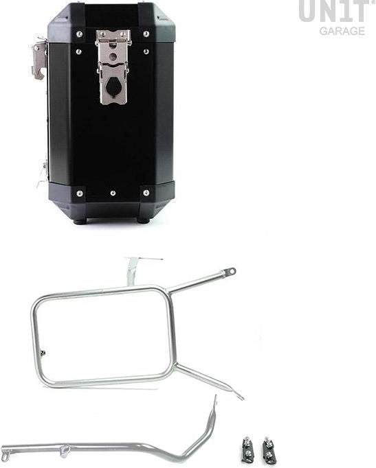 Unit Garage Aluminium Pannier Atlas 40L with Right Inox Subframe NineT-Series | AL1-BL-1687