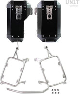 Unit Garage Pair of aluminium Panniers Atlas 40L+34L with Subframes R1200GS LC - R1250GS & ADV | AL1C-BL-1927