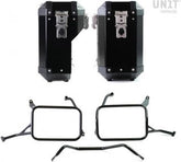 Unit Garage Pair of aluminium Panniers Atlas 40L+34L with Inox Subframe Yamaha | AL1C-BL-3206-BL