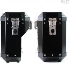 Unit Garage Pair of aluminium Panniers Atlas 40L+34L | AL1C-BL