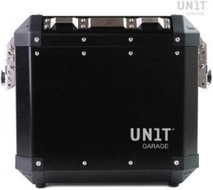 Unit Garage Aluminium Panniers Atlas 34L, exhaust side | AL1E-BL