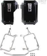 Unit Garage Pair of aluminium Panniers Atlas 47L+41L with Subframes R1200GS LC - R1250GS & ADV | AL2C-BL-1927