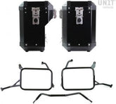 Unit Garage Pair of Atlas 47L + 41L Aluminum panniers with Yamaha frames | AL2C-BL-3206-BL