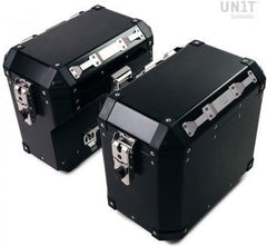 Unit Garage Pair of aluminium Panniers Atlas 47L+41L | AL2C-BL
