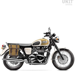 Unit Garage Side Pannier Canvas + Right Subframe Triumph T100 Bonneville (2001-2016) | U001-1005DX