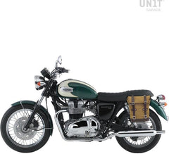 Unit Garage Side Pannier Canvas + Left Subframe Triumph Bonneville T100 (2001-2016) | U001-1005SX