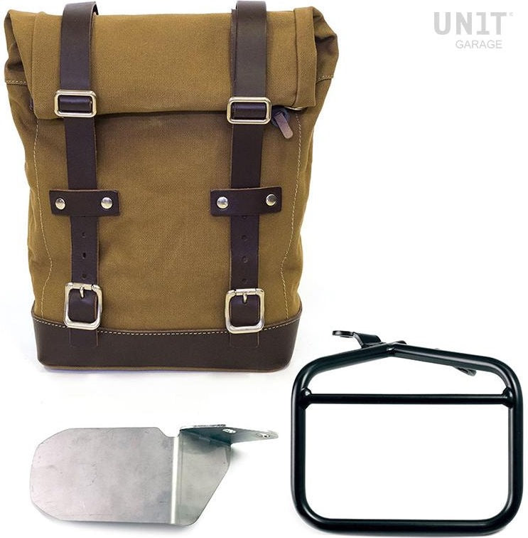 Unit Garage Side Pannier Canvas + Right subframe Ducati Scrambler | U001-1007DX