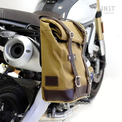 Unit Garage Side pannier Canvas + right subframe Ducati Scrambler 1100 | U001-1010DX