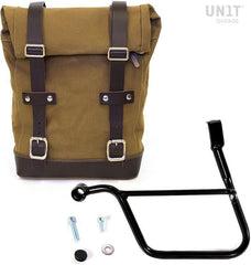 Unit Garage Side Pannier Canvas + Left Subframe Triumph Street 900 Series (2017 until now) | U001-1013SX