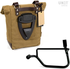 Unit Garage Side Pannier Canvas + Left Subframe Triumph Street Twin 900 (2016 until now) | U001-1017SX