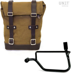 Unit Garage Side Pannier Canvas + Left Subframe Triumph Street Twin 900 (2016 until now) | U001-1017SX