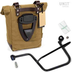 Unit Garage Side Pannier Canvas + Left Subframe Guzzi V7 | U001-2213SX
