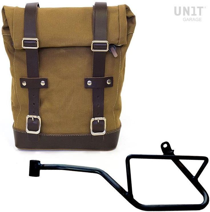 Unit Garage Side Pannier Canvas + Left Subframe Guzzi V7_850 | U001-2216SX