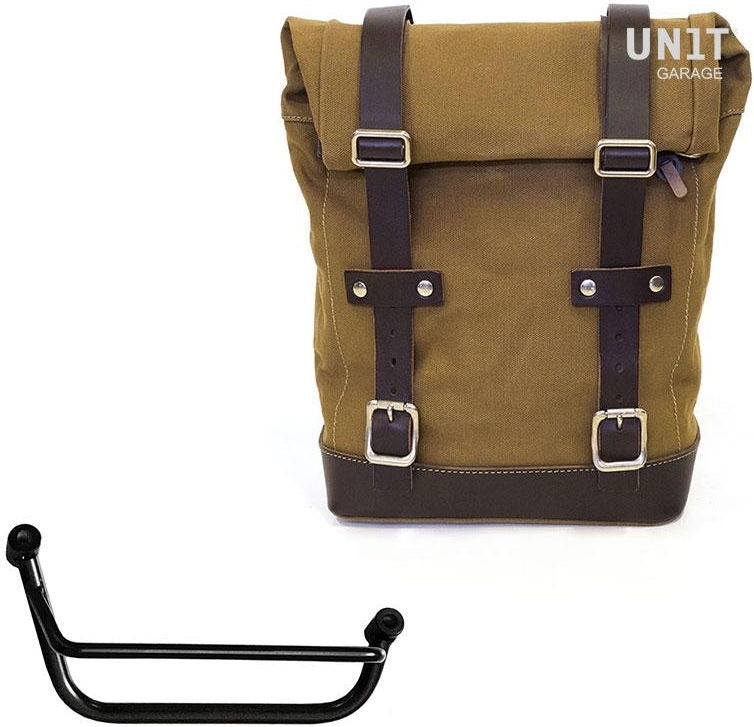 Unit Garage Side Pannier Canvas + Right Subframe Guzzi V85 TT | U001-2251DX