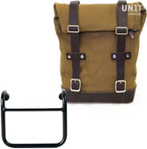 Unit Garage Side Pannier Canvas + Subframe R18 for Straight pipe exhaust | U001-3400