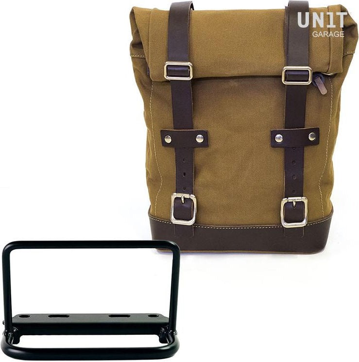 Unit Garage Side Pannier Canvas + Subframe Royal Enfield | U001-3800