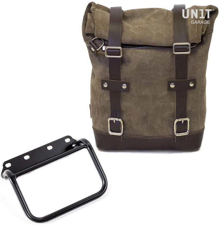 Unit Garage Waxed Suede Side Pannier + subframe R80 G/S | U002-1008