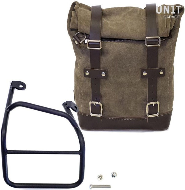 Unit Garage Waxed Suede Side Pannier + Right Subframe Ducati Scrambler 1100 | U002-1010DX