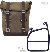 Unit Garage Waxed Suede Side Pannier + Left Subframe Ducati Scrambler 1100 | U002-1010SX